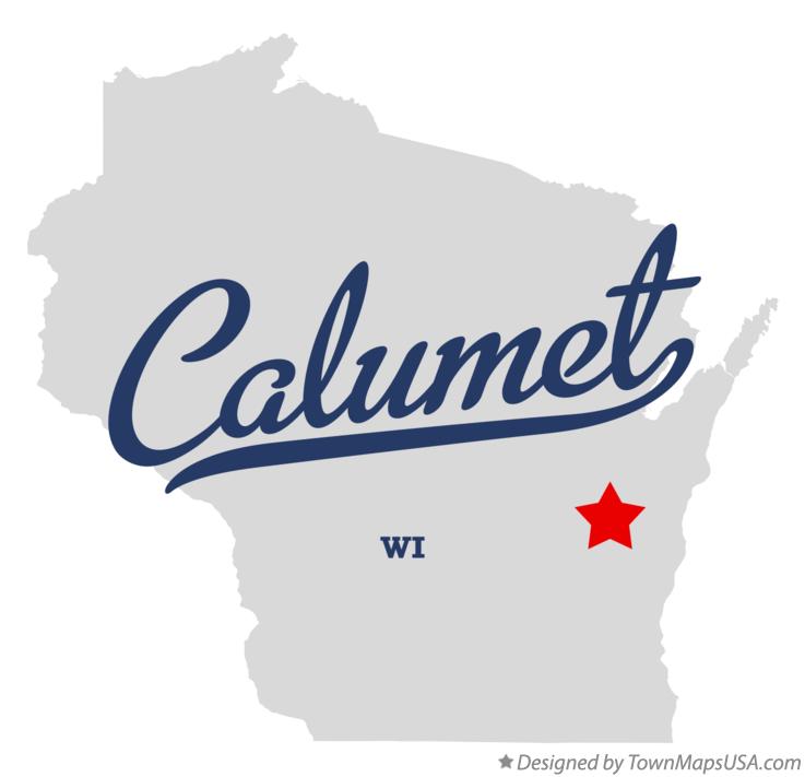 Map of Calumet Wisconsin WI