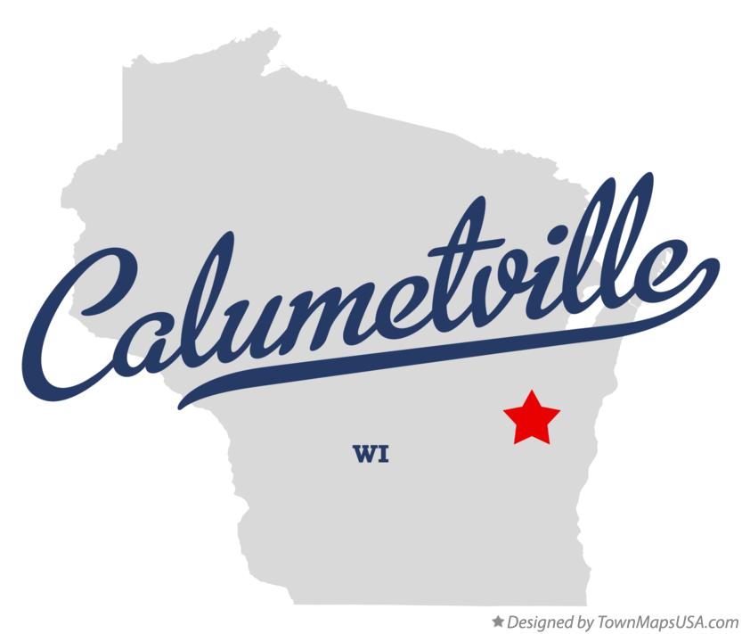 Map of Calumetville Wisconsin WI
