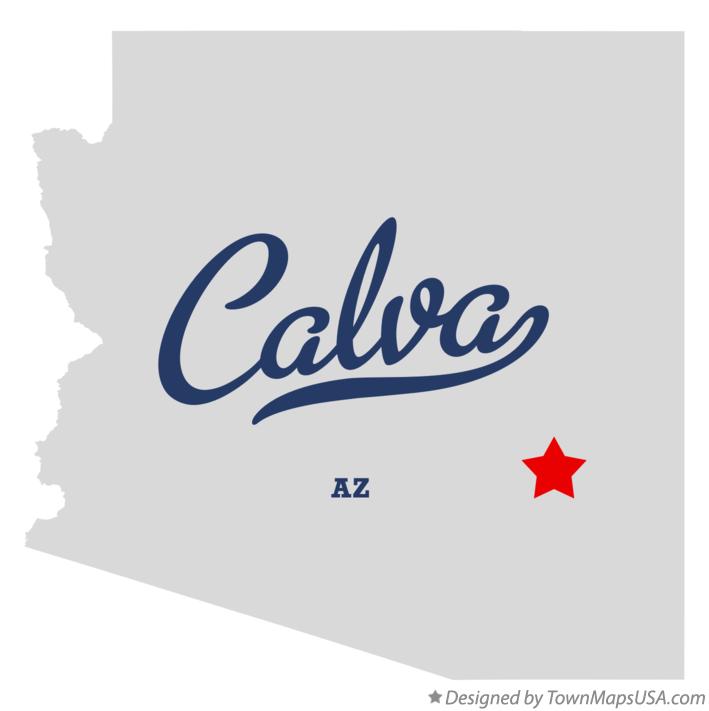Map of Calva Arizona AZ