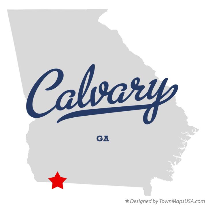 Map of Calvary Georgia GA