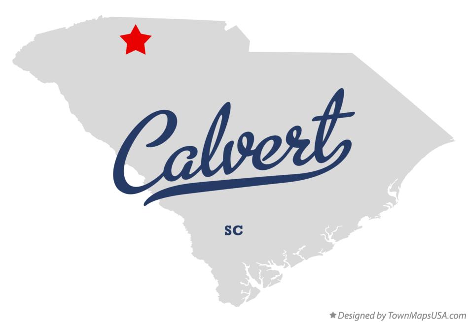 Map of Calvert South Carolina SC