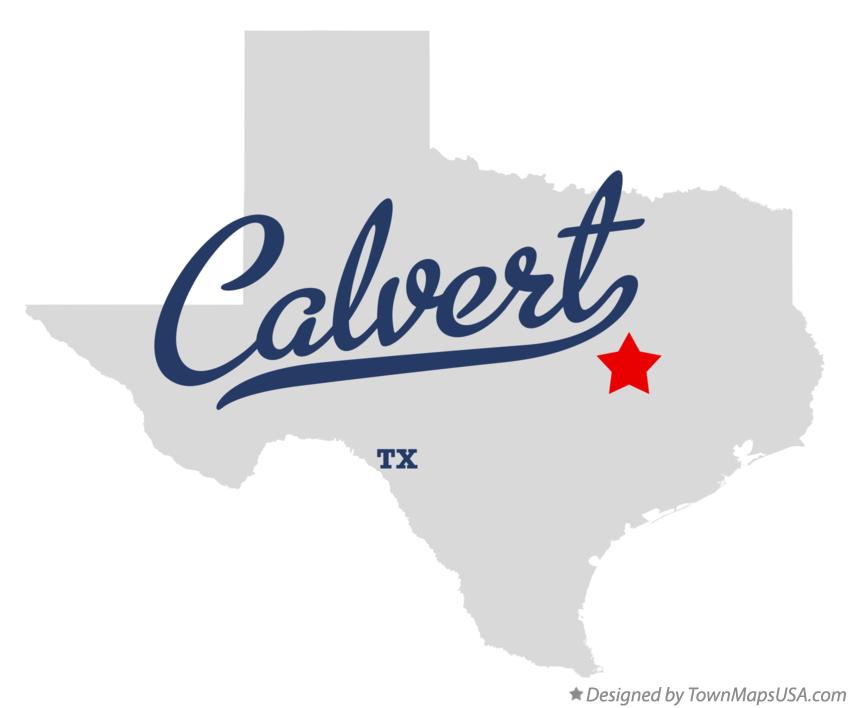 Map of Calvert Texas TX