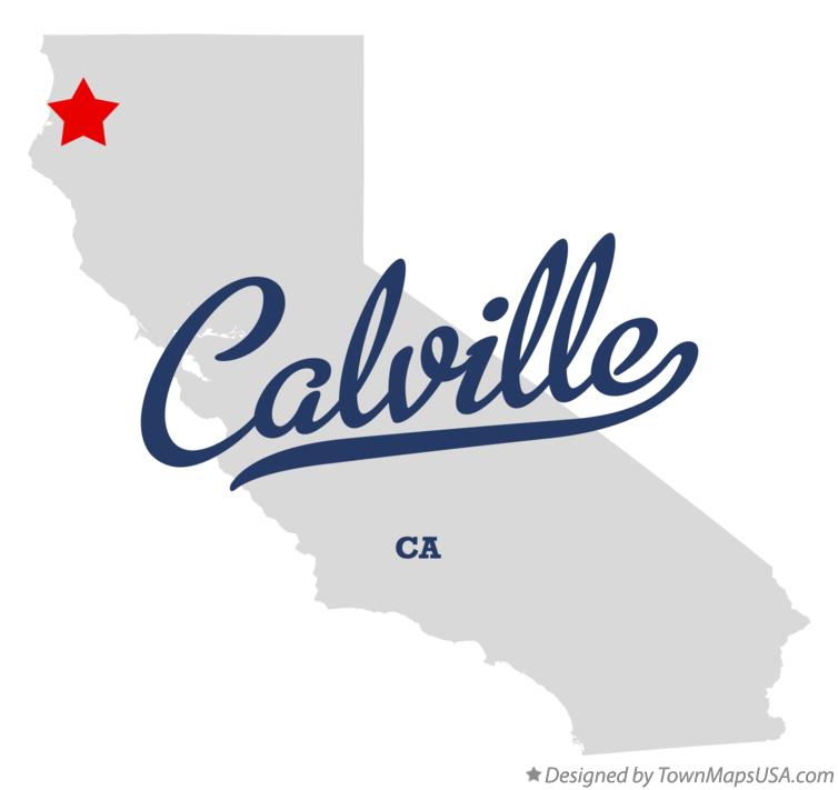 Map of Calville California CA