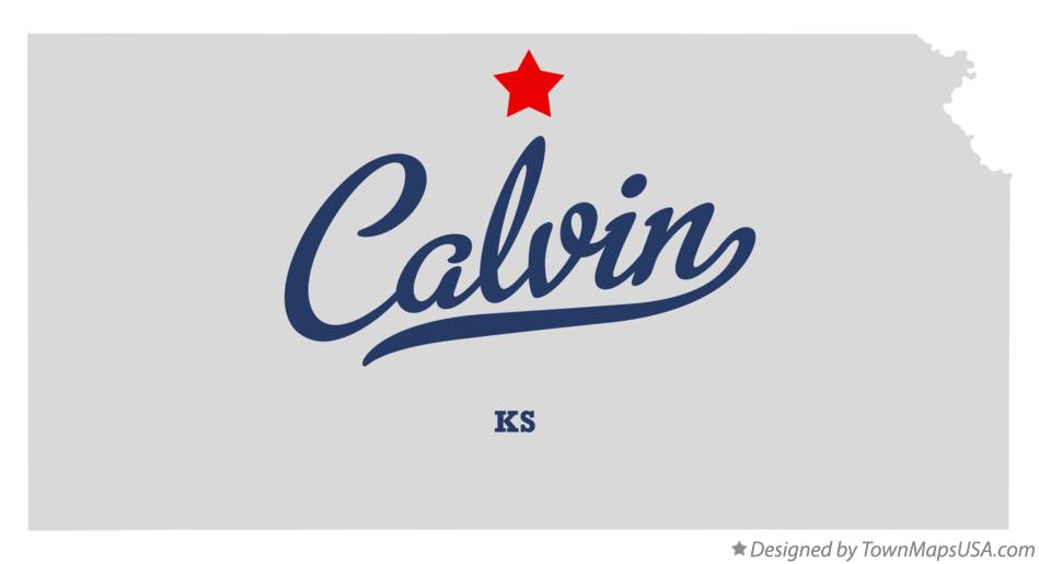 Map of Calvin Kansas KS