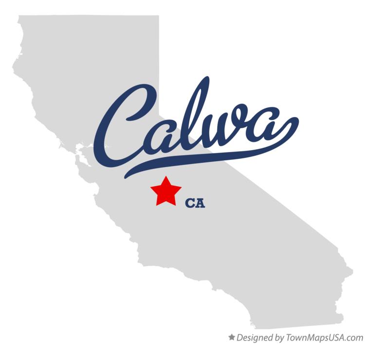 Map of Calwa California CA