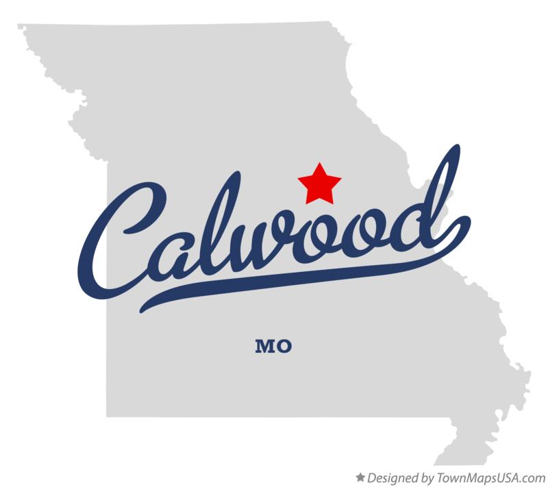 Map of Calwood Missouri MO