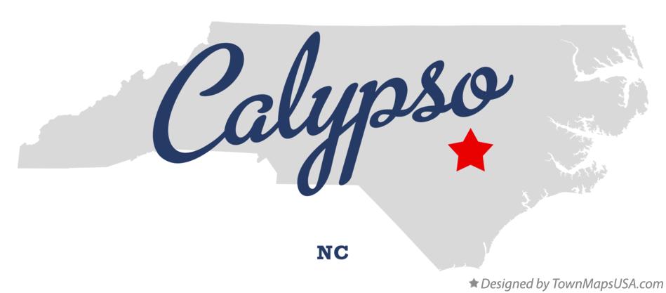 Map of Calypso North Carolina NC