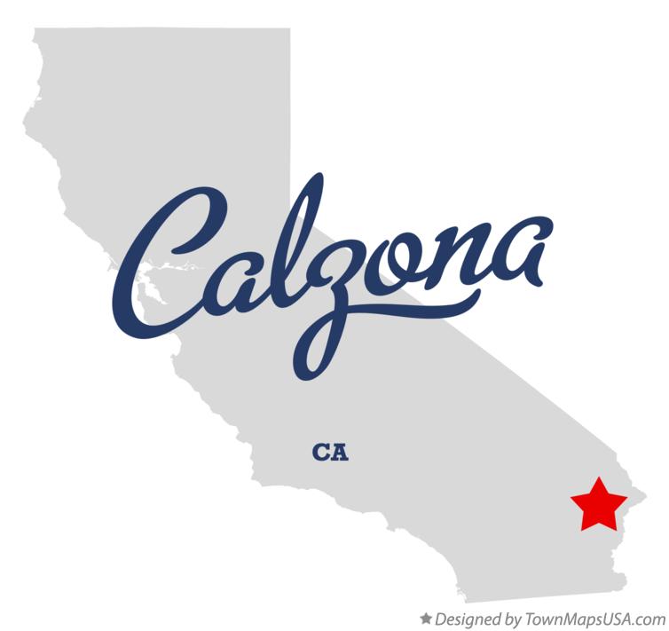 Map of Calzona California CA