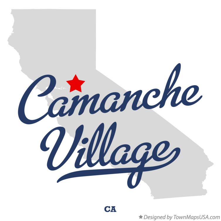Map of Camanche Village California CA