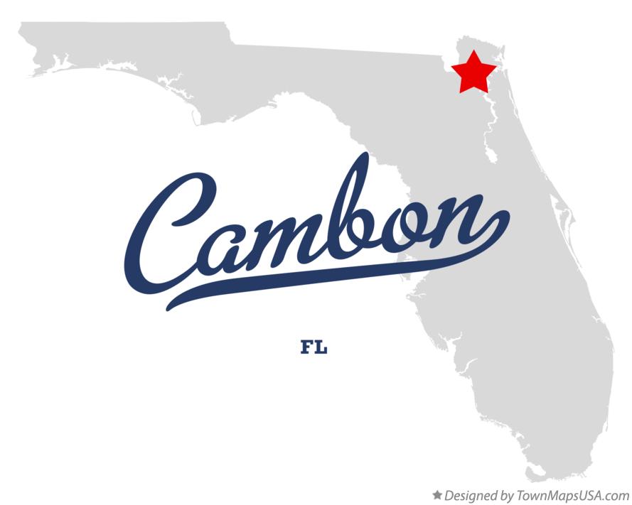 Map of Cambon Florida FL