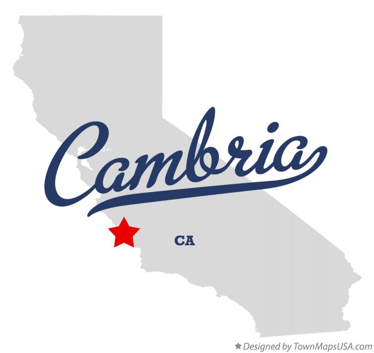 Map of Cambria California CA