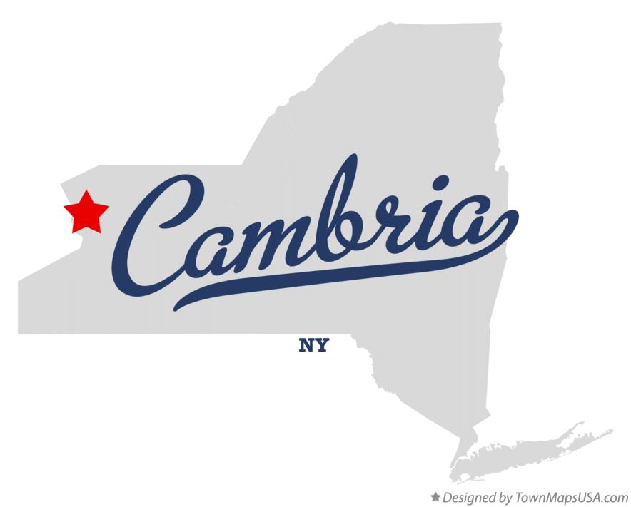 Map of Cambria New York NY