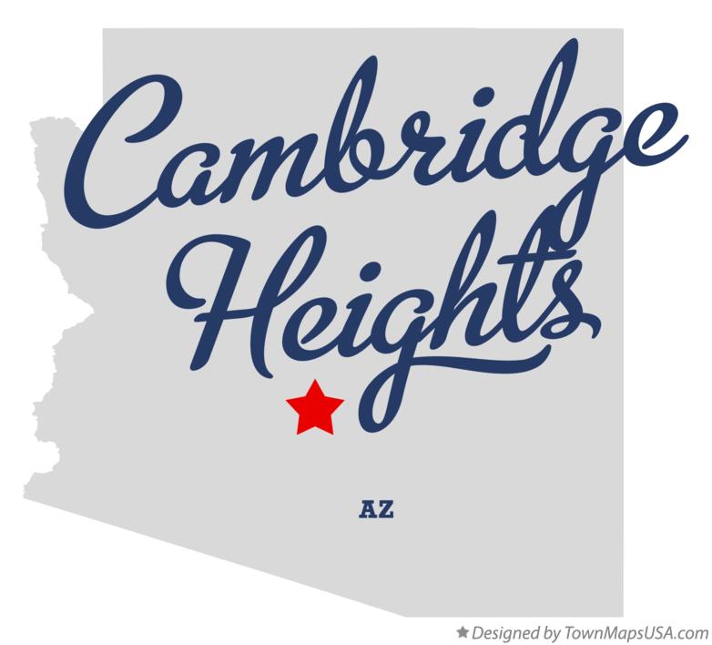 Map of Cambridge Heights Arizona AZ