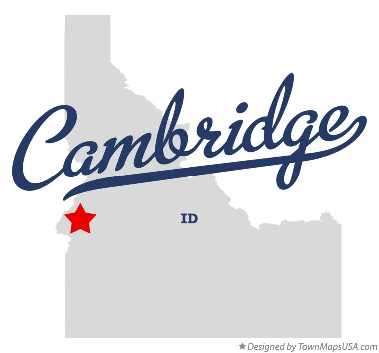 Map of Cambridge Idaho ID