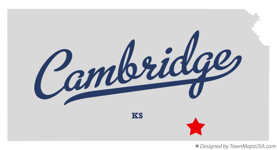 Map of Cambridge Kansas KS