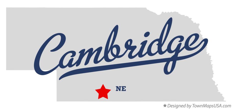 Map of Cambridge Nebraska NE