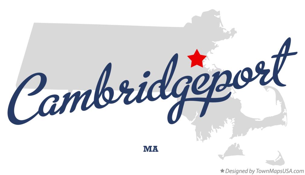 Map of Cambridgeport Massachusetts MA
