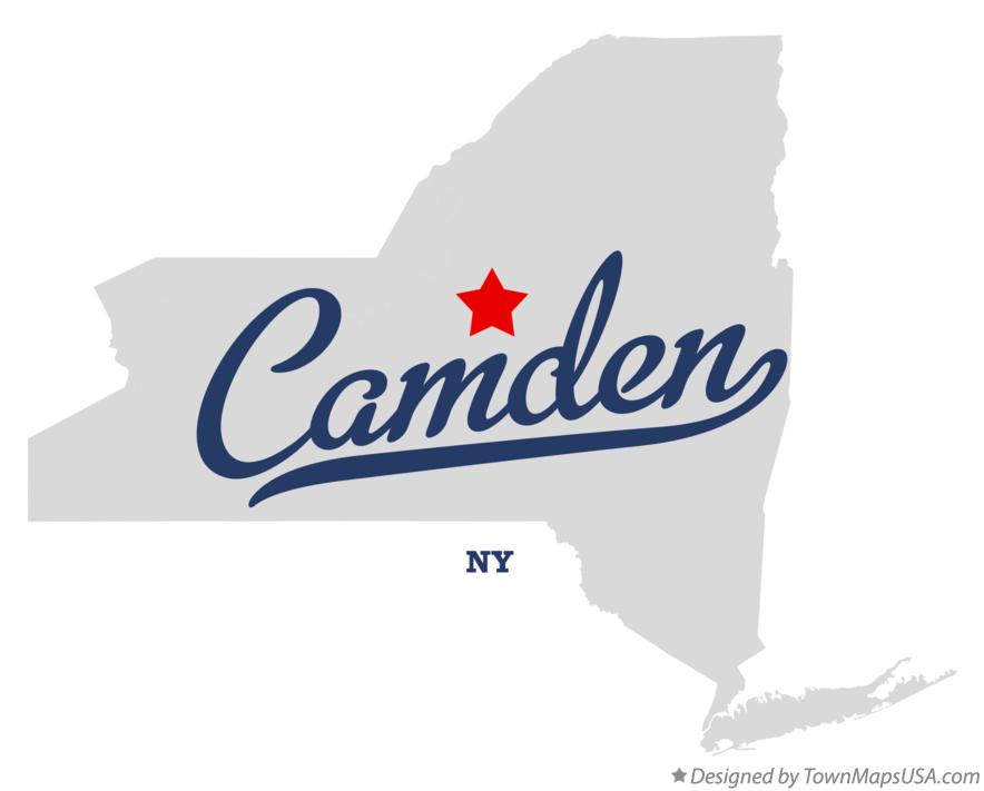 Map of Camden New York NY