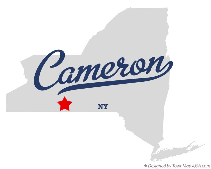 Map of Cameron New York NY