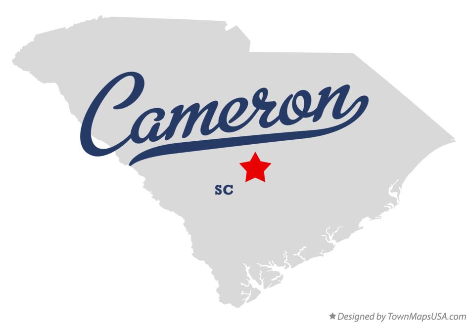 Map of Cameron South Carolina SC