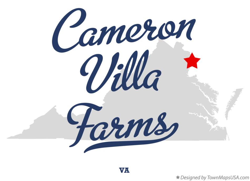 Map of Cameron Villa Farms Virginia VA