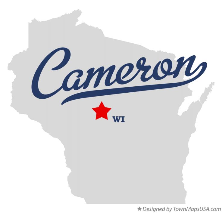 Map of Cameron Wisconsin WI