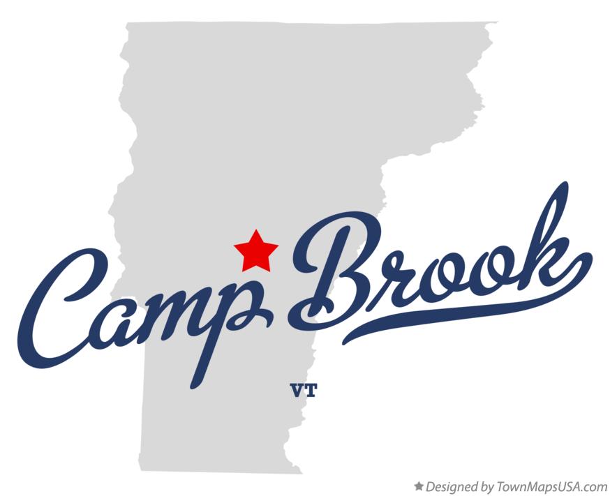 Map of Camp Brook Vermont VT