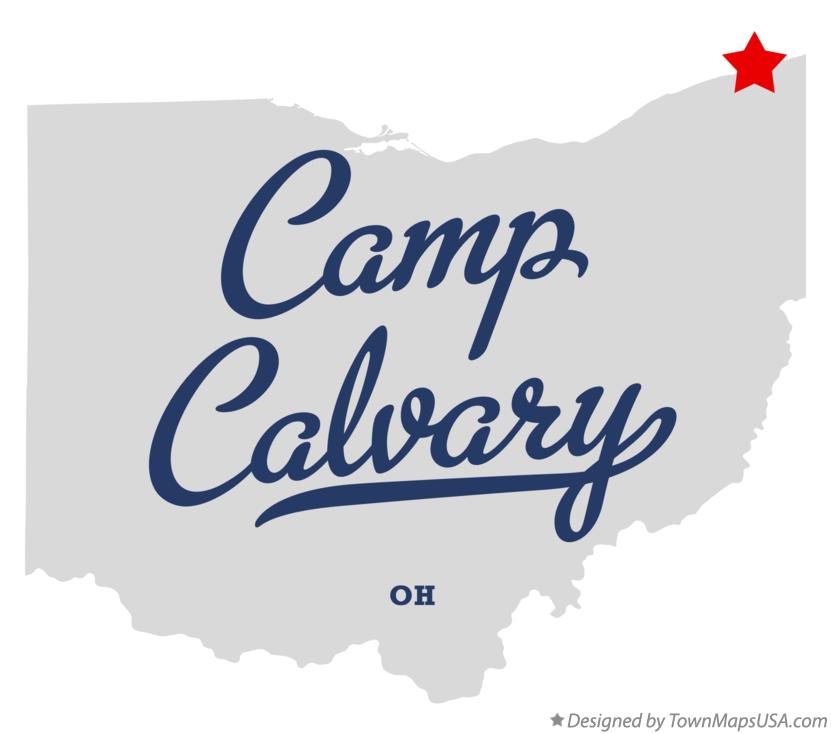Map of Camp Calvary Ohio OH