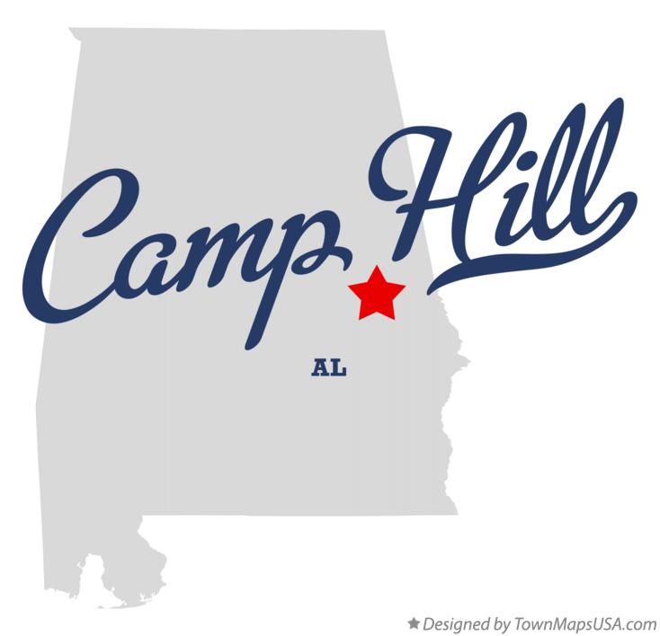 Map of Camp Hill Alabama AL