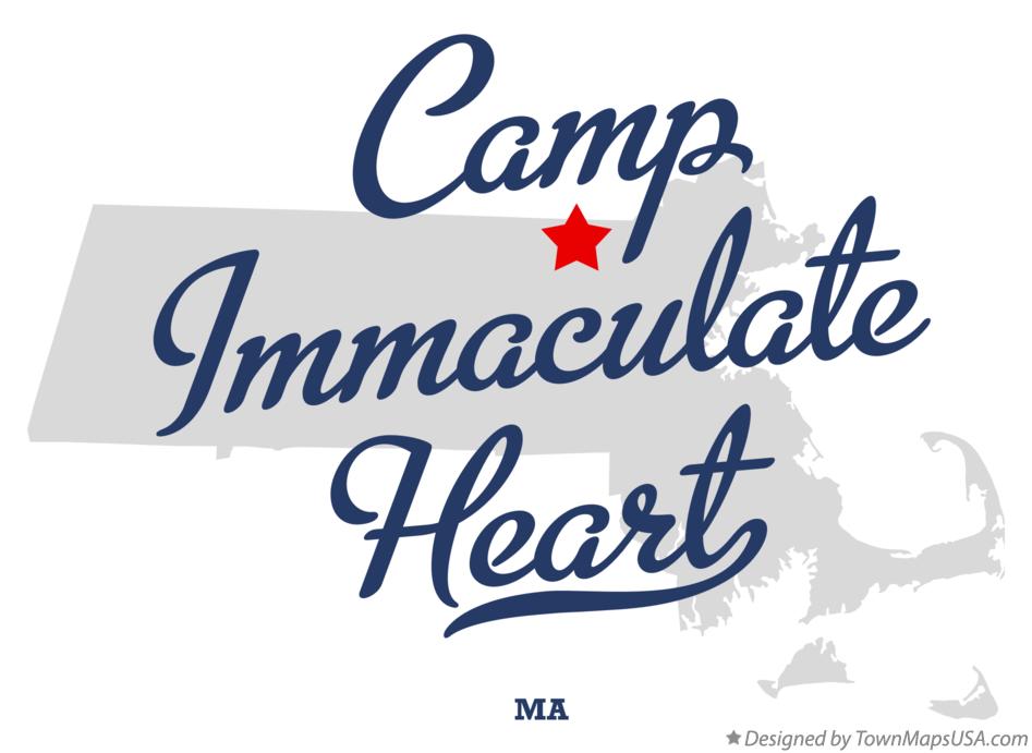 Map of Camp Immaculate Heart Massachusetts MA