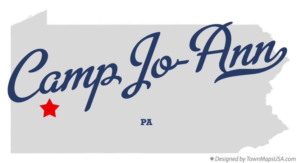 Map of Camp Jo-Ann Pennsylvania PA