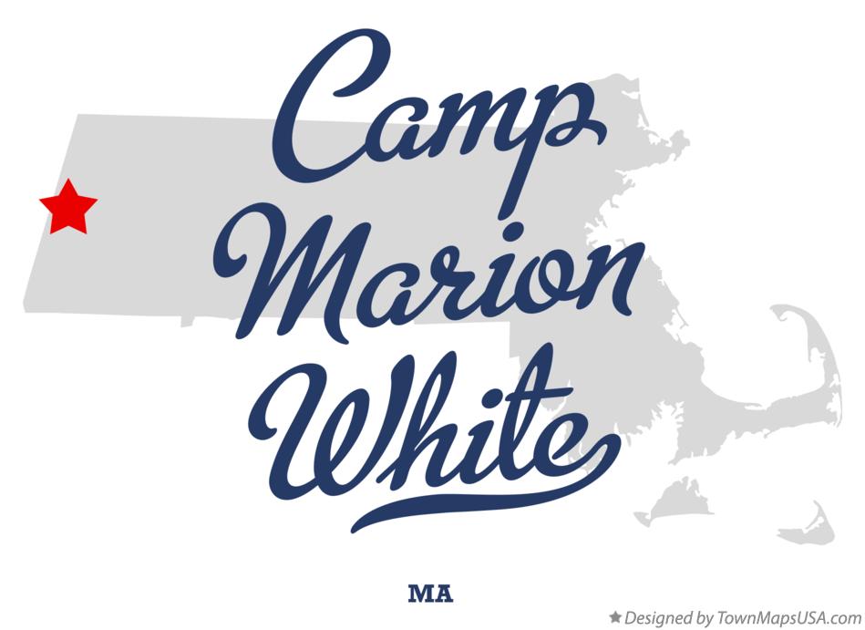 Map of Camp Marion White Massachusetts MA