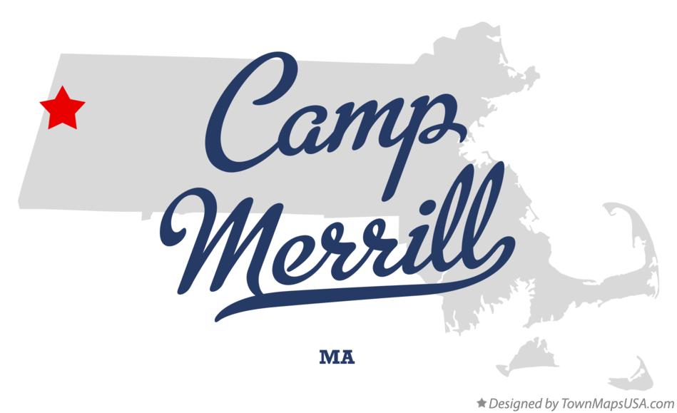Map of Camp Merrill Massachusetts MA