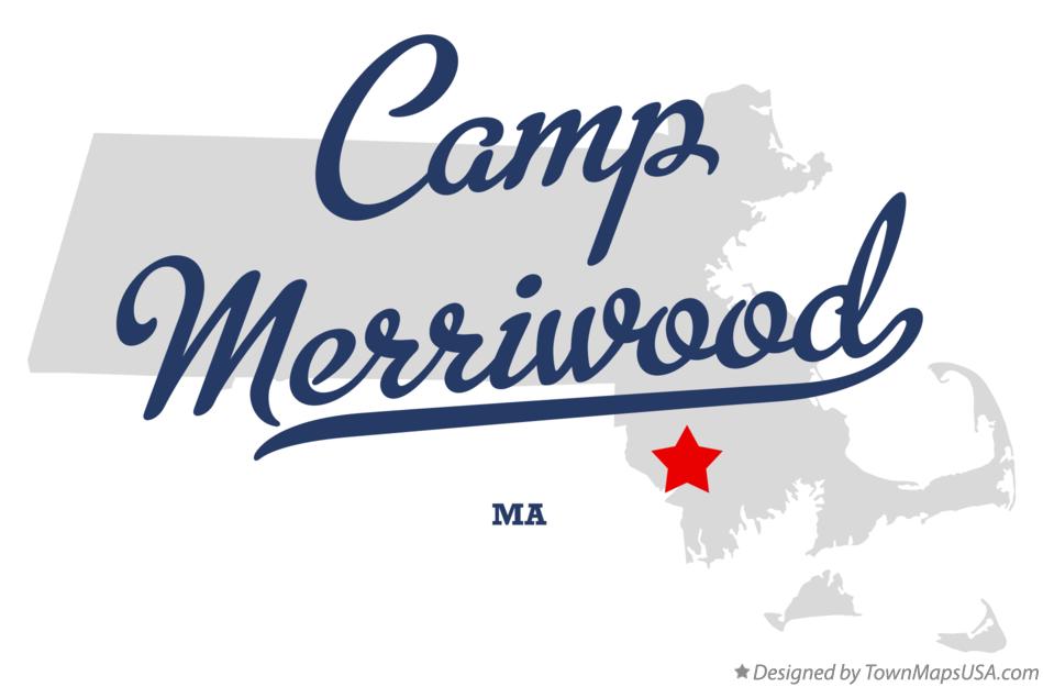 Map of Camp Merriwood Massachusetts MA