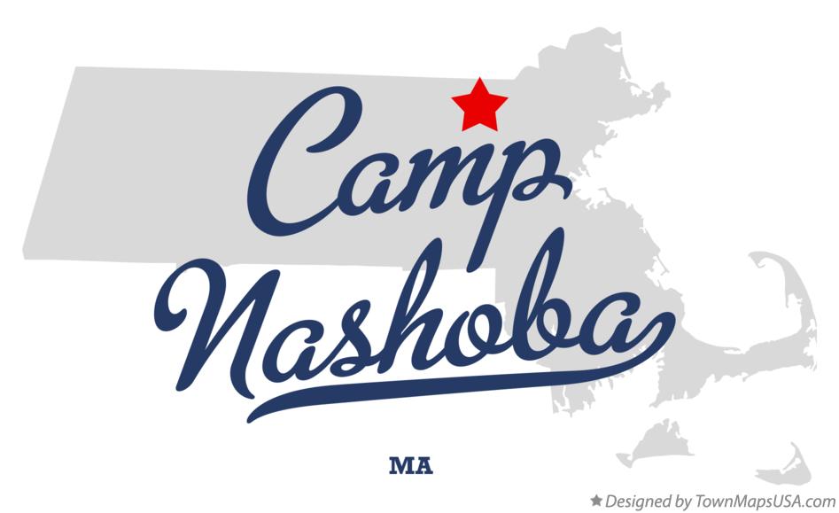Map of Camp Nashoba Massachusetts MA