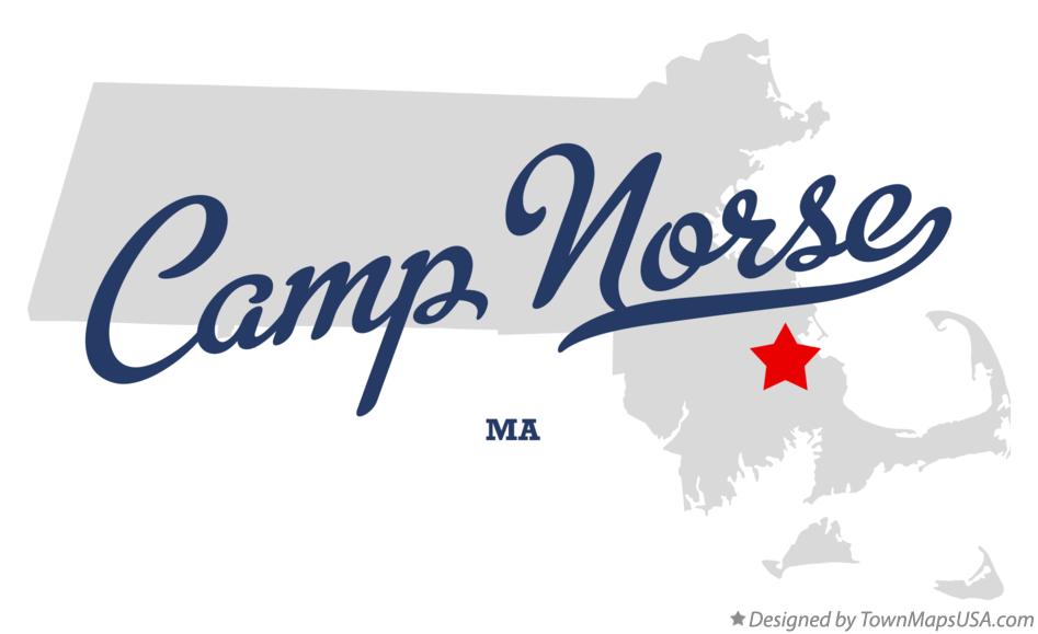 Map of Camp Norse Massachusetts MA