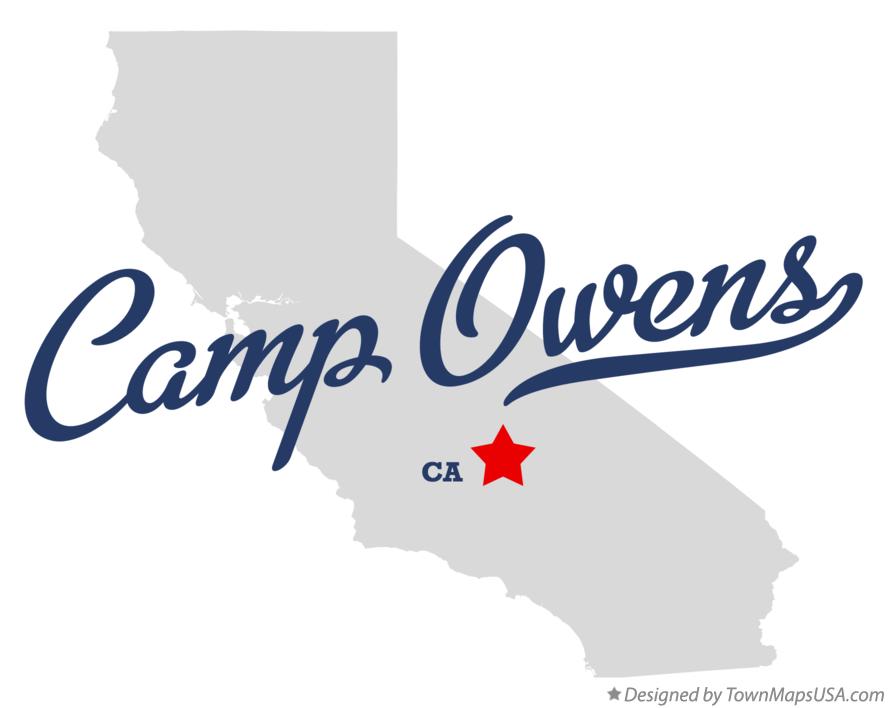 Map of Camp Owens California CA