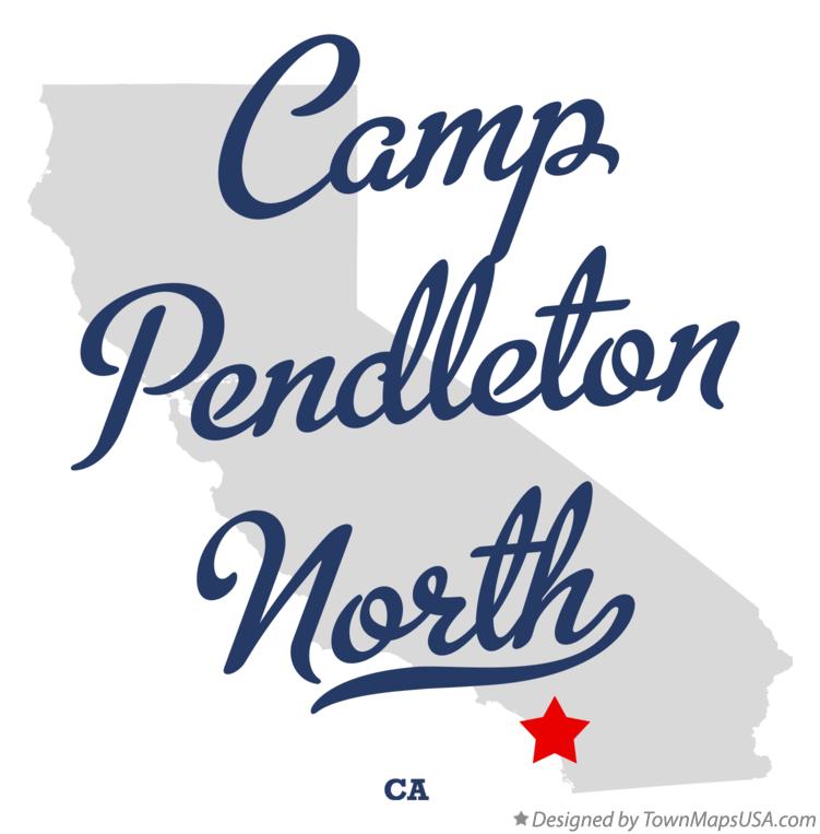 Map of Camp Pendleton North California CA