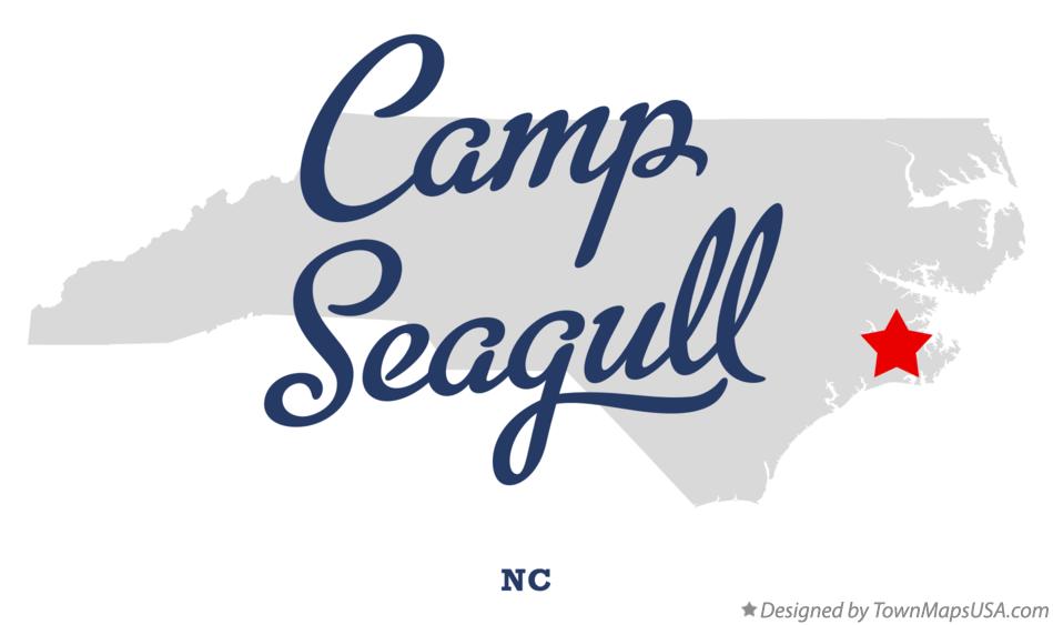 Map of Camp Seagull North Carolina NC