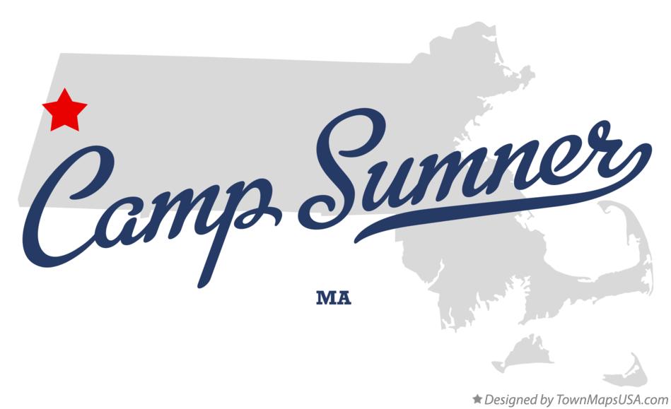Map of Camp Sumner Massachusetts MA