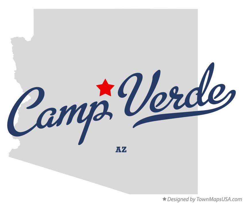 Map of Camp Verde Arizona AZ