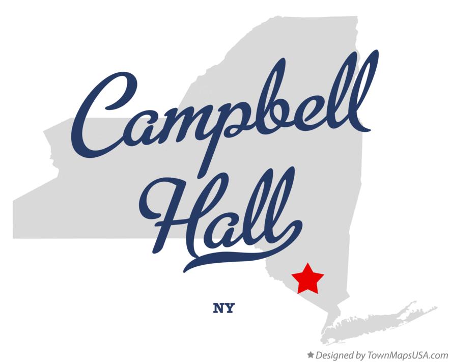 Map of Campbell Hall New York NY