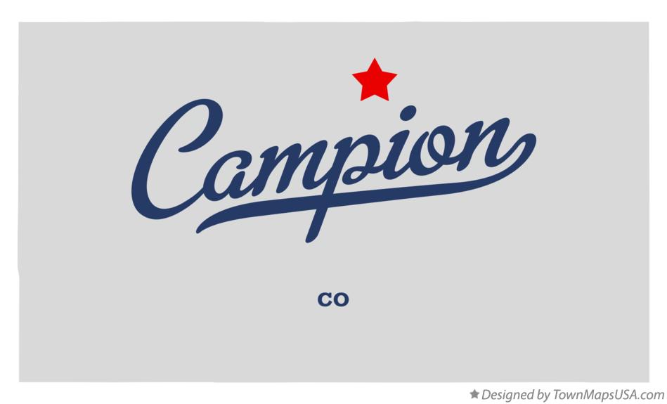 Map of Campion Colorado CO