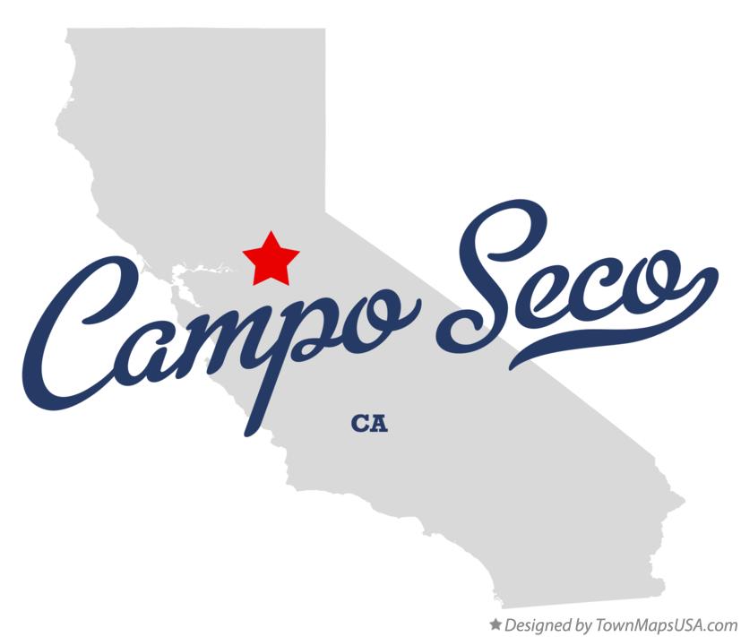 Map of Campo Seco California CA