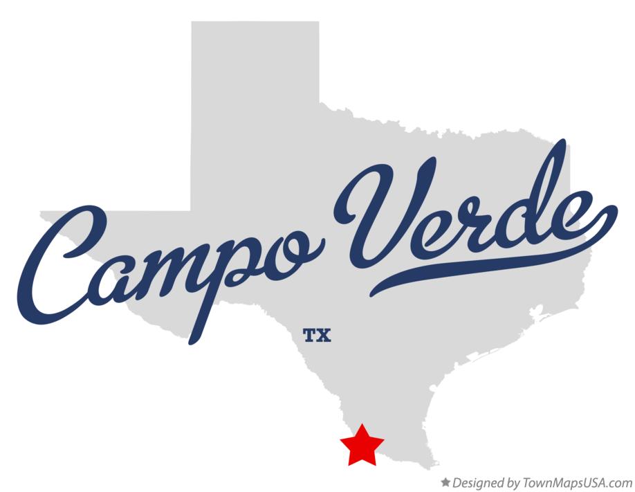 Map of Campo Verde Texas TX