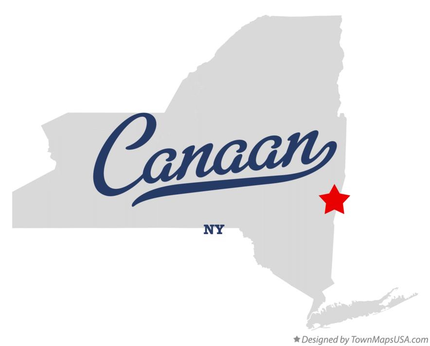 Map of Canaan New York NY