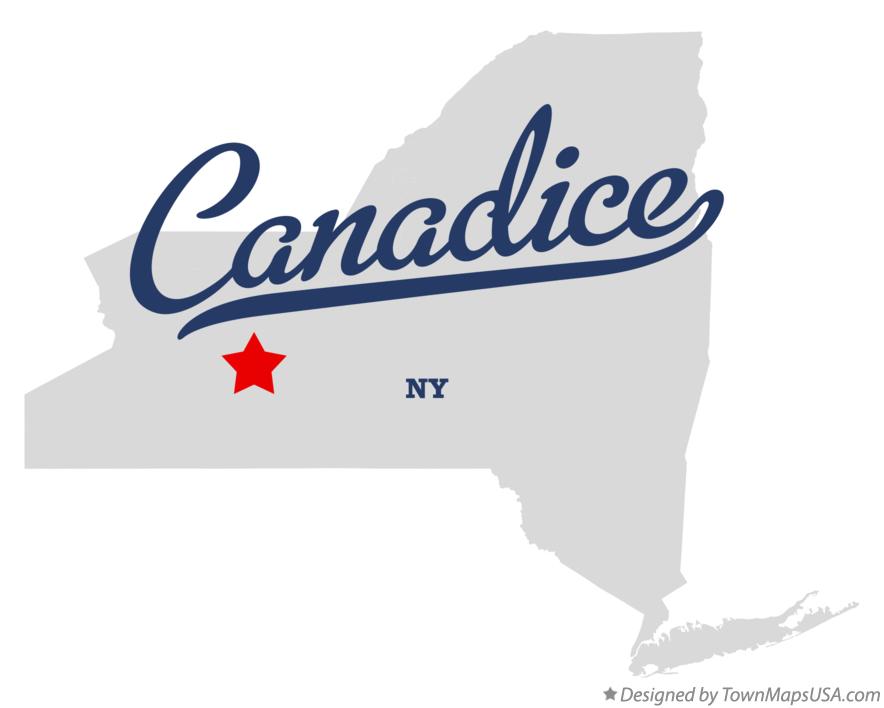Map of Canadice New York NY