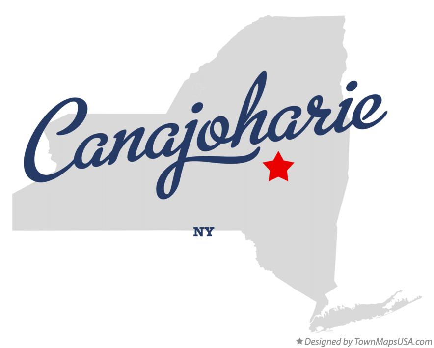 Map of Canajoharie New York NY