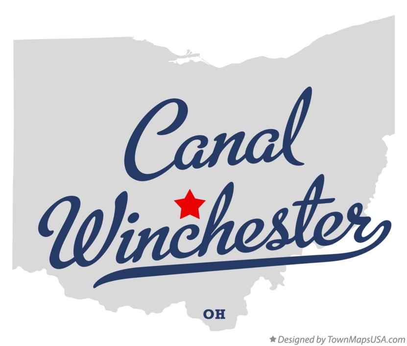 Map Of Canal Winchester Oh Ohio