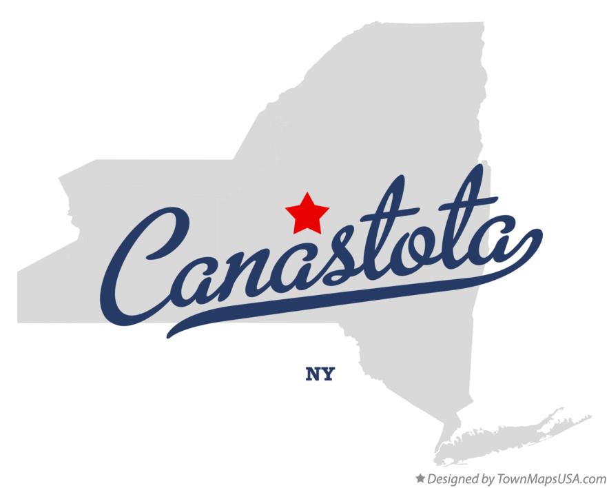 Map of Canastota New York NY